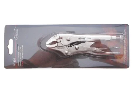 Клещи зажимные с фиксатором L-125 мм (Пинци) VIGOR V1804