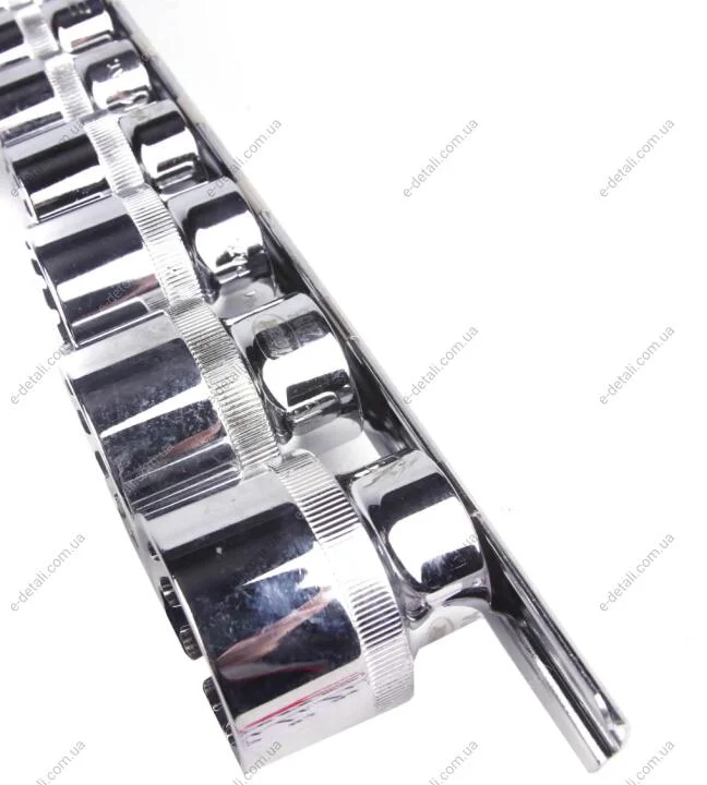 Набор головок SPLINE 1/2" 10-32 мм 17 ед. (мультипрофиль,хромированные) VIGOR V1898 (фото 1)