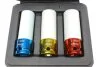 Набор ударных головок 1/2" для шиномонтажа 17-19-21 мм (хромированные) VIGOR V2522 (фото 3)
