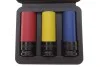 Набор ударных головок 1/2" для шиномонтажа 17-19-21 мм BLACK EDITION VIGOR V2522-BE (фото 5)