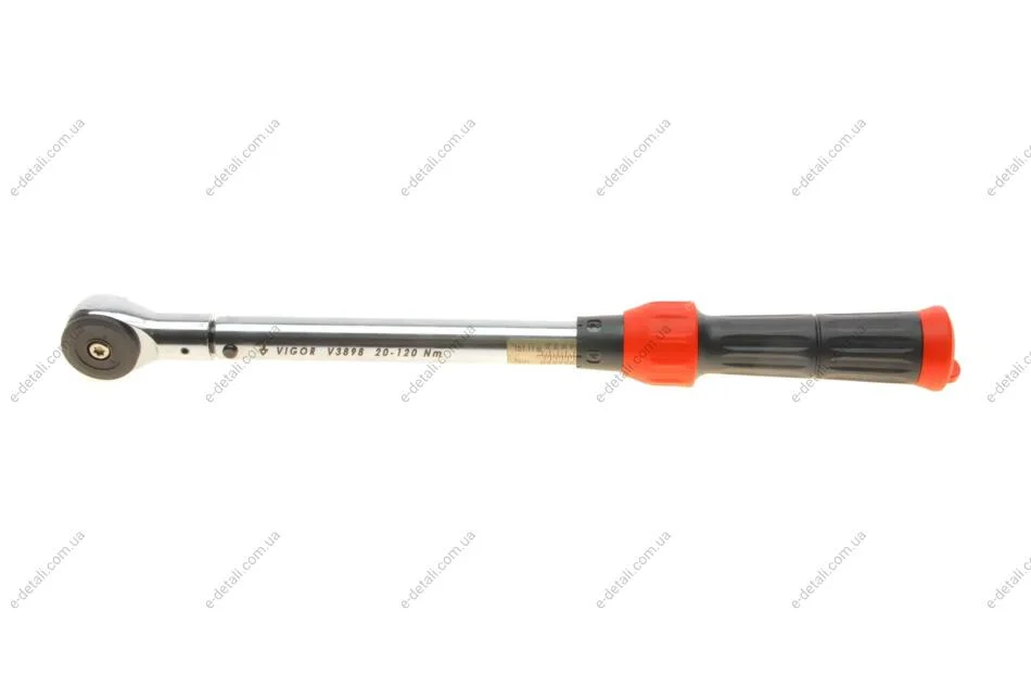 Ключ динамометрический 1/2" 20-120 Нм 445 мм VIGOR V3898 (фото 1)
