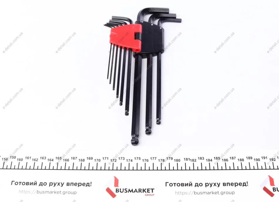 Набор ключей Г-обр. Hex 1,5-10 мм VIGOR V4942 (фото 1)