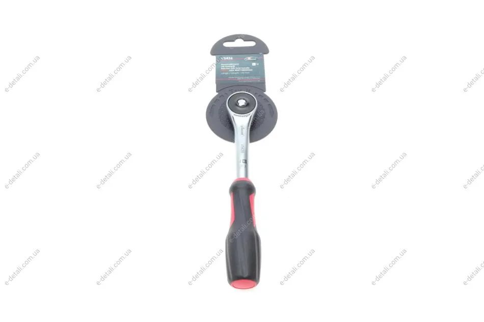 Тріскачка 1/4" ротаційна 72 зубця 176 мм з поворотною ручкою на 360° VIGOR V5436 (фото 1)