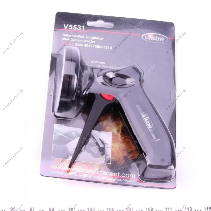 Мини-держатель для стекла (на присоске) d=70mm VIGOR V5531 (фото 1)