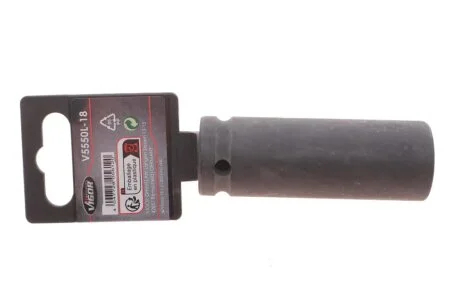 Головка торцевая ударная 1/2" 18 мм Long 85 мм VIGOR V5550L-18