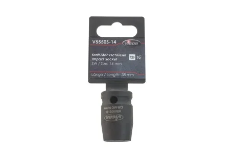 Головка торцевая ударная 1/2" 14 мм VIGOR V5550S-14