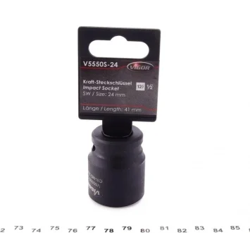 Головка торцевая ударная 1/2" 24 мм VIGOR V5550S-24