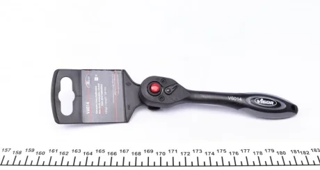 Трещотка 1/4" 72 зубца 150 мм VIGOR V6014