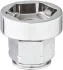 Набор сквозных плоских торцевых головок с трещоткой 3/8" 18 ед. VIGOR V6202 (фото 10)