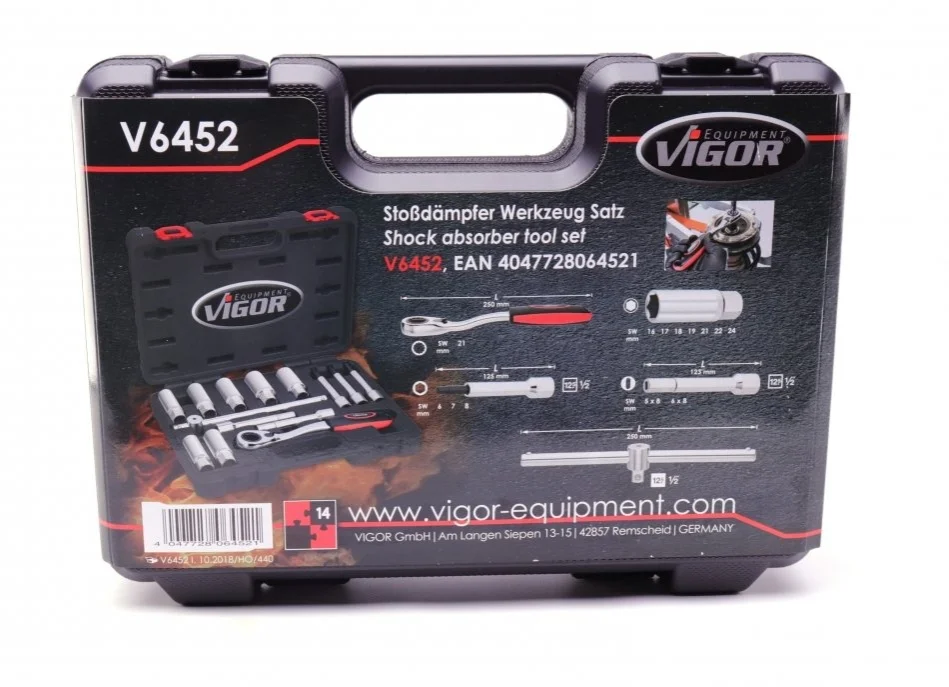 Набор инструмента для монтажа амортизатора VIGOR V6452 (фото 1)