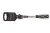 Трещотка 1/4" телескопическая 90 зубцов 175-225 мм VIGOR V6614N (фото 1)