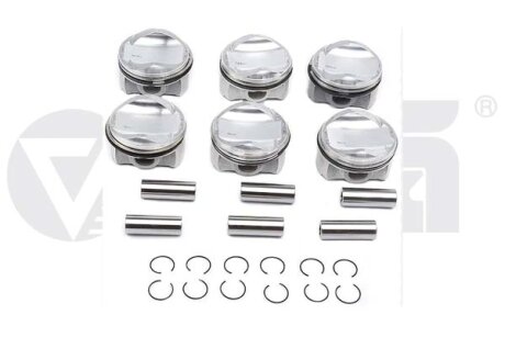 Комплект поршнів 3,0 TFSI 6PCS/SET Vika 11071698201