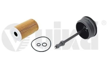 Корпус фільтру масляного з фільтром VW Caddy III, Jetta, Crafter, Tiguan, Golf VI, T6 2.0 TDI (07-18) VIKA Vika 11151792301