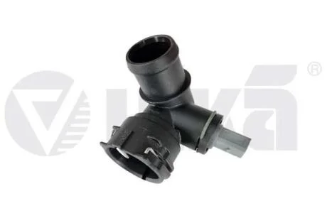 Фланець системи охолодження (трійник) з датчиком Audi A3/Skoda Octavia, Superb/VW Golf, Passat/Seat Leon 1.0,1.2,1.4,1.6 (13-20) VIKA Vika 11221789801