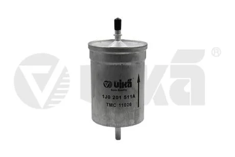 Фильтр топливный (бензин) Skoda Octavia (97-11)/VW Golf (96-03),T5 (03-)/Audi A3 (97-03),A4 (01-09),A8 (03-07),TT (99-06) VIKA Vika 12010073101