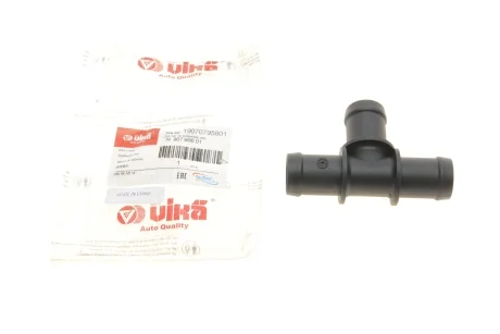 Фланець системи охолодження VW Golf/Jetta/Tiguan/Crafter/T4 91- (трійник) Vika 19070795801