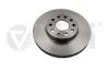 Диск тормозной передний Skoda Octavia (04-13,13-)/VW Golf (04-),Jetta (06-)/Seat Leon (06-10,13-),Toledo (05-09) VIKA Vika 66150026001 (фото 1)