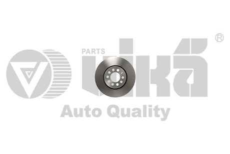 Диск тормозной передний VW Caddy (04-08)/Audi A3 (04-07) Vika 66151092801 (фото 1)