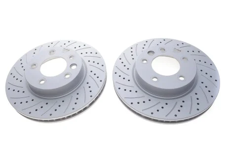 Диск тормозной (передний) Audi Q7/Porsche Cayenne/VW Touareg 10- (330x32) (L) Vika 66151716601