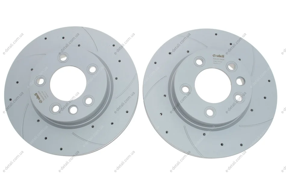 Диск тормозной (передний) Audi Q7/Porsche Cayenne/VW Touareg 10- (330x32) (R) Vika 66151716701 (фото 1)