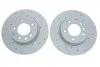 Диск тормозной (передний) Audi Q7/Porsche Cayenne/VW Touareg 10- (330x32) (R) Vika 66151716701 (фото 1)
