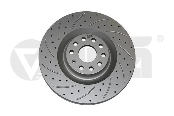 Диск гальмівний передній Skoda Superb (08-13)/VW Golf (06-13), Passat (06-11) перфорований (Geomet) VIKA Vika 66151717001 (фото 1)