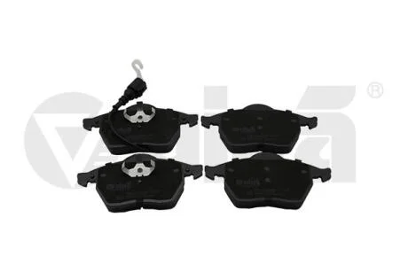 Колодки передні гальмові з датчиком зносу Skoda Octavia (01-11)/VW Golf (96-03),Polo (05-10)/Seat Ibiza (06-10),Leon (00-06) Vika 66980008801