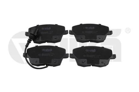 Колодки передні гальмові з датчиком зносу Skoda Fabia (00-10)/VW Polo (02-10)/Seat Ibiza (02-05) VIKA Vika 66980009301
