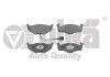 Колодки тормозные передние с датчиком Skoda Fabia (99-08,06-14)/VW Polo (01-09) Vika 66980010701 (фото 1)