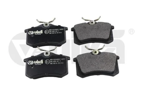 Колодки гальмівні задні дискові VW Polo, Passat, Jetta, Golf / Audi A4/ Peugeot / Renault / Citroen Vika 66981100801