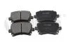 Колодки гальмівні задні VW Golf (06-09)/Audi A3 (04-07),TT (07-10) VIKA Vika 66981102301 (фото 1)