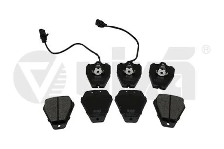 Колодки передні гальмові з датчиком зносу Audi A6 (98-01) Vika 66981691501