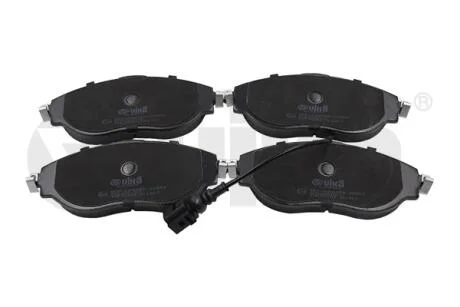 Колодки тормозные передние с датчиком износа Skoda Octavia (13-18)/VW Golf (13-17),Passat (15-),Tiguan (16-),Tiguan (18-) Vika 66981692001 (фото 1)