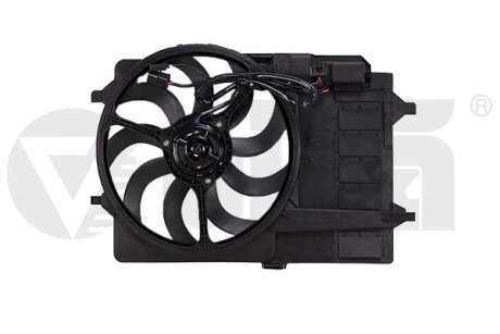 Вентилятор радиатора в сборе MINI R50, R53 (01-06) Vika 91014401