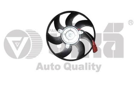 Вентилятор радиатора 200W Skoda Octavia (04-08)/VW Golf (04-09), Passat (06-11)/Audi A3 (04-09)/Seat Leon (06-10,11-13) Vika 99590014301 (фото 1)