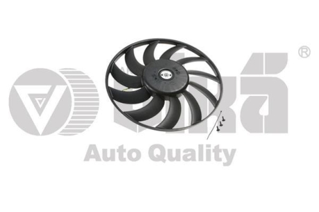 Вентилятор радиатора 400W Audi A4 (01-08), A6 (02-05) Vika 99590016701