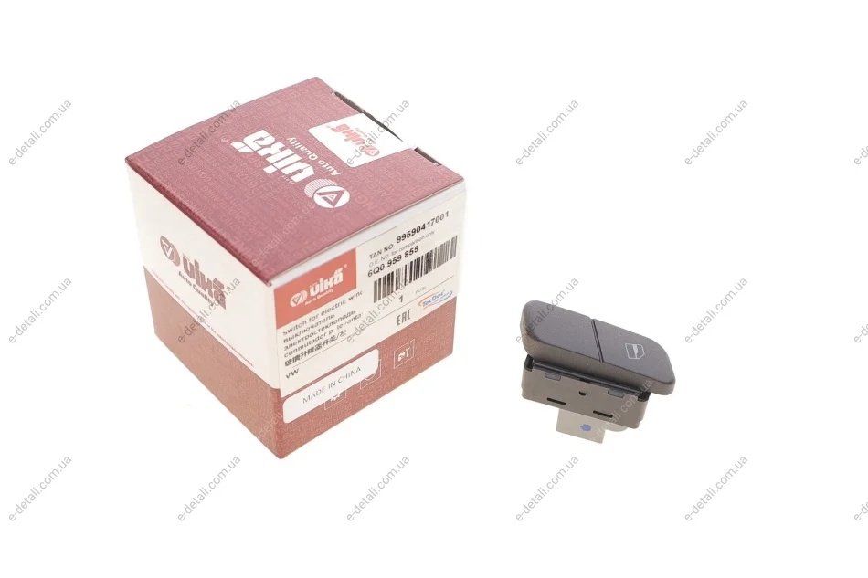 Кнопка стеклоподъемника (L) VW Polo IV 01-12 Vika 99590417001 (фото 1)
