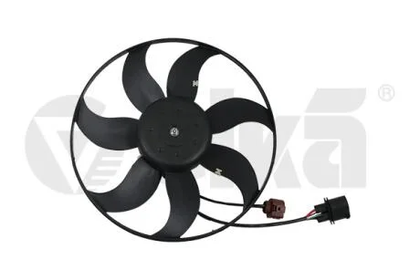 Вентилятор радиатора 220W Skoda Fabia (11-15), Octavia (04-13)/VW Caddy (04-16), Golf (04-16), Jetta (06-15), Passat (06-15) VIKA Vika 99590579501