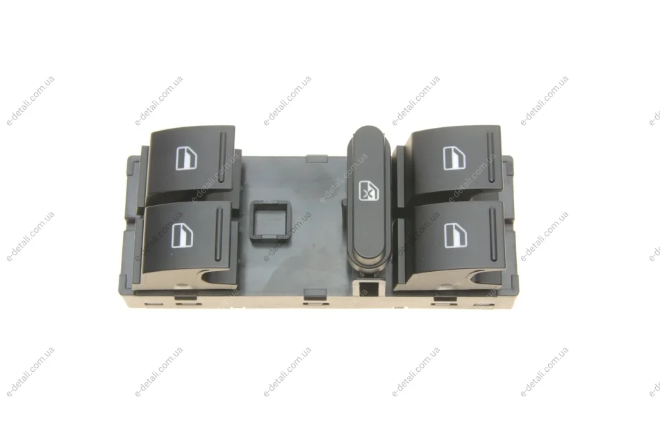 Кнопка склопідіймача (L) Skoda Fabia/Octavia 1.2/1.4/1.9 TDI 05-10 (блок) Vika 99590953101 (фото 1)