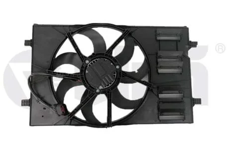 Вентилятор радіатора 400W з дифузором Skoda Superb (15-)/VW Golf (13-17), Passat (15-)/Audi A3 (13-16)/Seat Leon (13-17) VIKA Vika 99591784601
