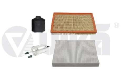 Комплект фильтров (4 шт.) VW Fox (5Z1, 5Z3) 1.4 (BKR) (04-) VIKA Vika K11795901