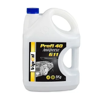 Антифриз VipOil G11 Profi 40 (синій), 5кг х4 VIPOIL 701399