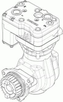 Компресор стисненого повітря Wabco 9121170000