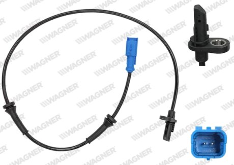 Датчик ABS задн. CITROËN C3/C4/PEUGEOT 208/2008 12- WAGNER ABS00017