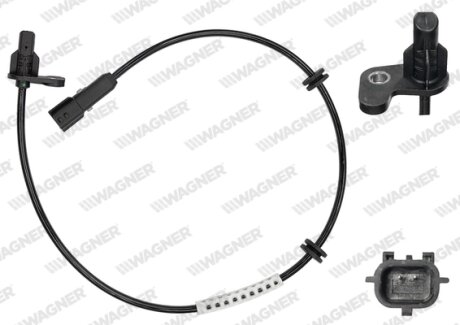 Датчик ABS задн. CAPTUR I/CLIO IV 12- Пр. WAGNER ABS00025