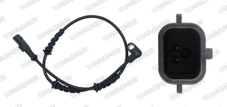 Датчик ABS Dacia DUSTER/Renault FLUENCE, MEGANE III, SCENIC III 08- перед Л/Пр WAGNER ABS00050