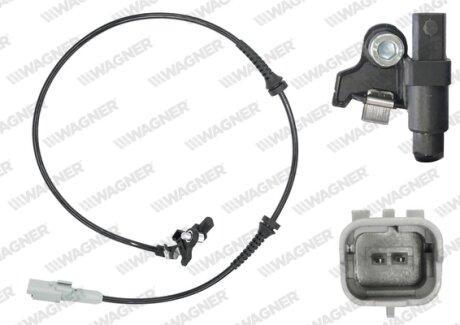 Датчик ABS Citroen C4, C4 I, C4 II, DS4/Pеugeot 307, 308 04- задній Л/Пр WAGNER ABS00078