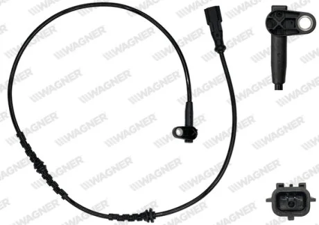 Датчик ABS задн. MEGANE IV/SCÉNIC IV 15- WAGNER ABS00134