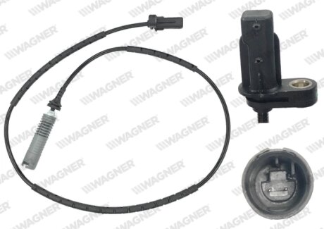 Датчик ABS BMW 1(E81), 3(E90) 05- задній Л/Пр WAGNER ABS00150