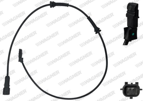 Датчик ABS Renault MEGANE II,SCENIC II,GRAND SCENIC II 02- задній Л/Пр WAGNER ABS00208
